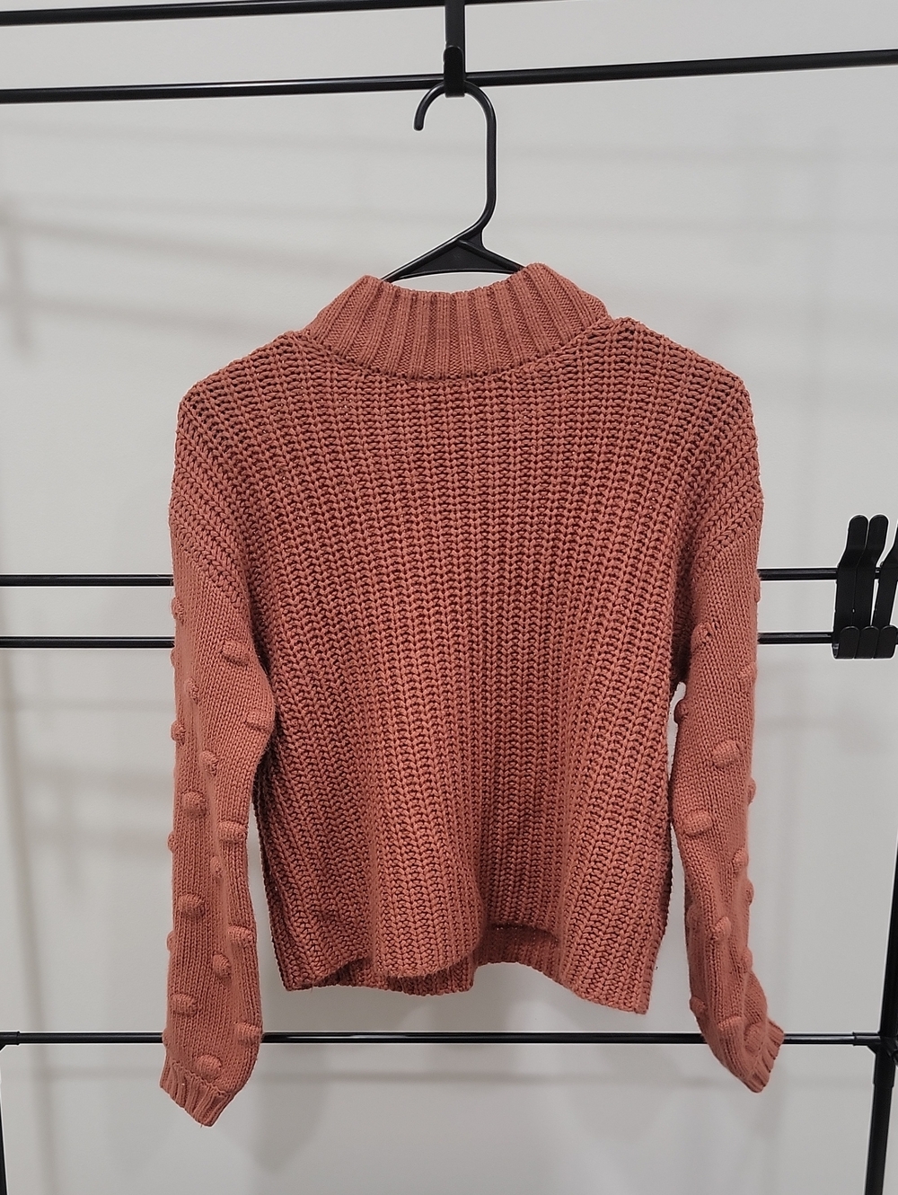 Jessica Simpson Rose Tan Chunky Knit Turtleneck Sweater